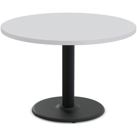 Special-T Table, Round, 42in Dia x 42in, Black Base/Gray Top SCTCANT242BHBGR